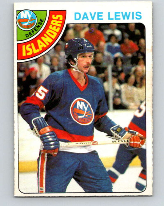 1978-79 O-Pee-Chee #162 Dave Lewis  New York Islanders  V23152
