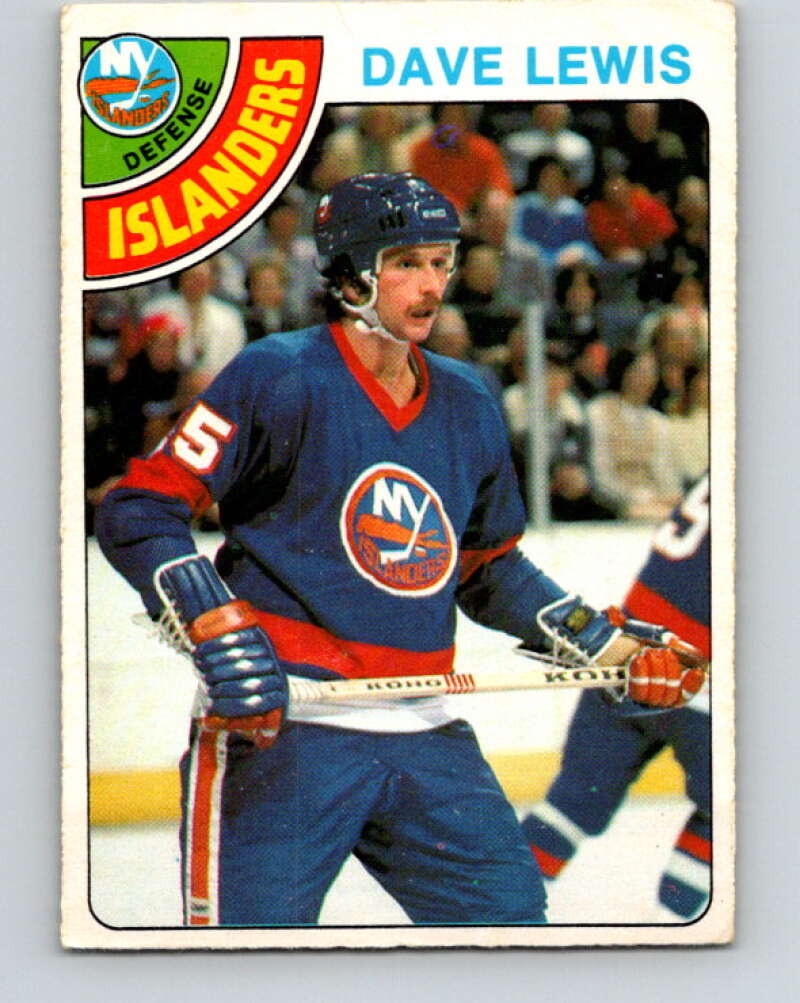 1978-79 O-Pee-Chee #162 Dave Lewis  New York Islanders  V23153