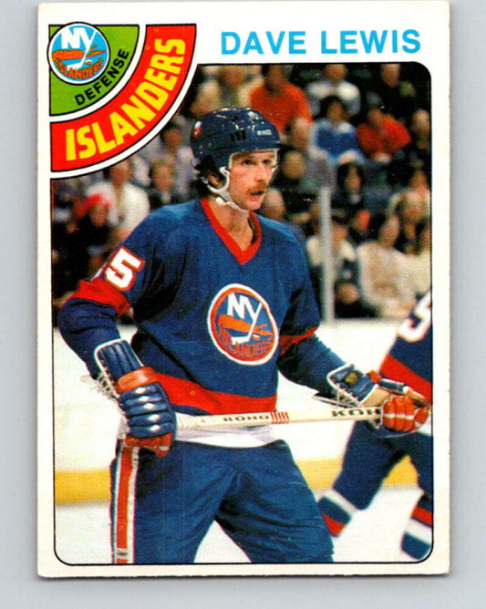 1978-79 O-Pee-Chee #162 Dave Lewis  New York Islanders  V23154