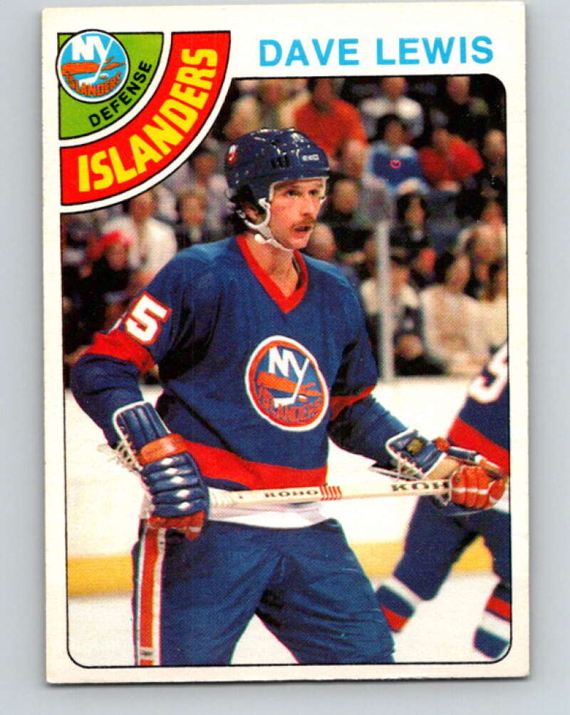 1978-79 O-Pee-Chee #162 Dave Lewis  New York Islanders  V23155