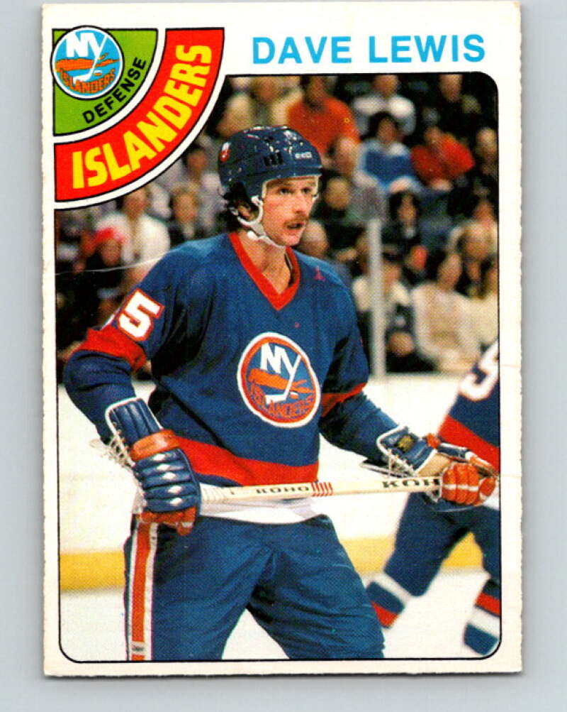 1978-79 O-Pee-Chee #162 Dave Lewis  New York Islanders  V23156