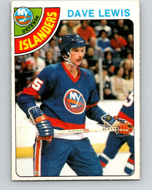 1978-79 O-Pee-Chee #162 Dave Lewis  New York Islanders  V23156