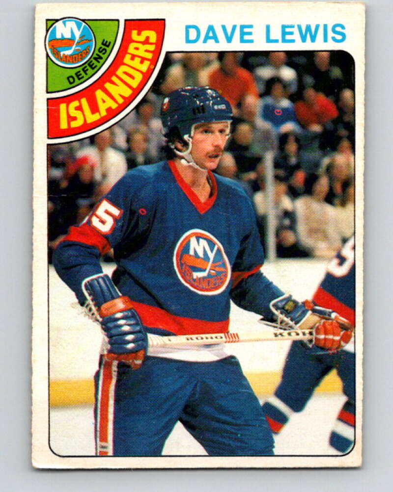 1978-79 O-Pee-Chee #162 Dave Lewis  New York Islanders  V23157