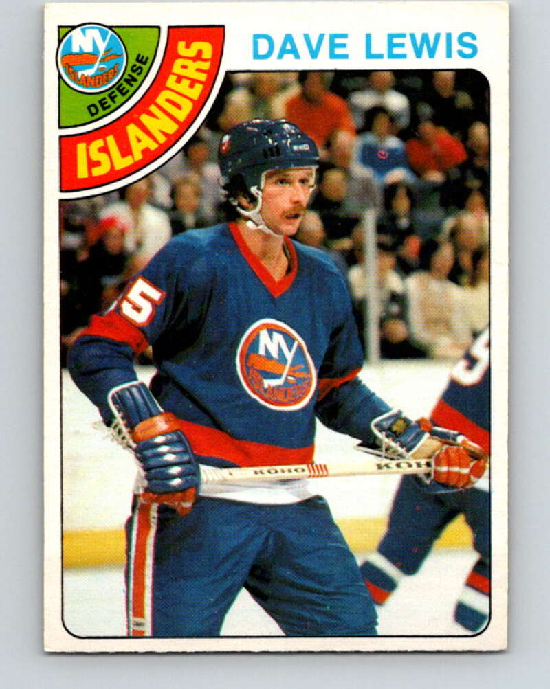 1978-79 O-Pee-Chee #162 Dave Lewis  New York Islanders  V23158