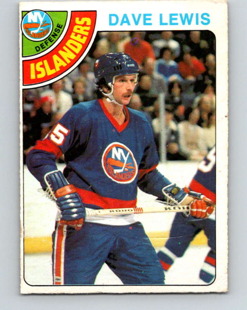 1978-79 O-Pee-Chee #162 Dave Lewis  New York Islanders  V23159