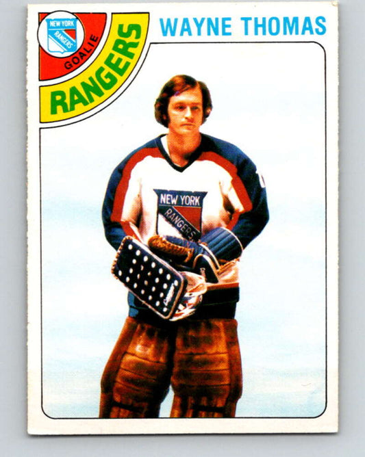 1978-79 O-Pee-Chee #166 Wayne Thomas  New York Rangers  V23197