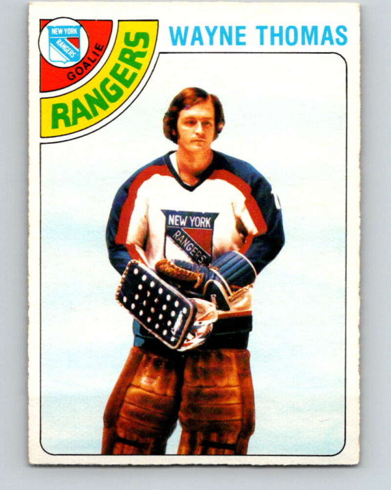 1978-79 O-Pee-Chee #166 Wayne Thomas  New York Rangers  V23198