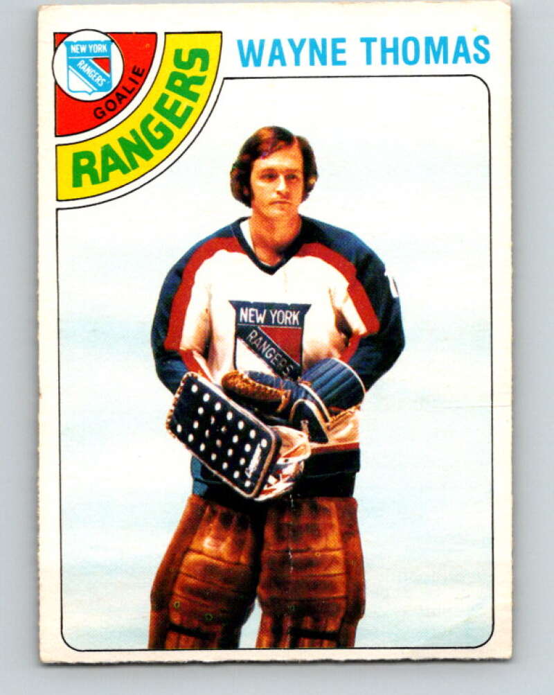 1978-79 O-Pee-Chee #166 Wayne Thomas  New York Rangers  V23199