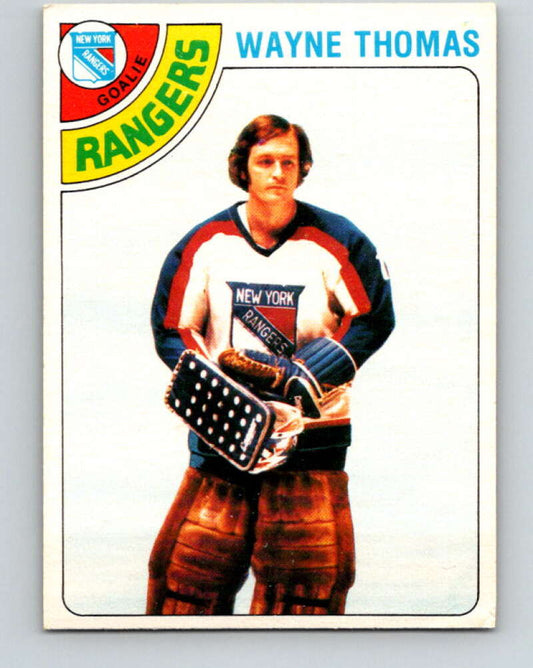 1978-79 O-Pee-Chee #166 Wayne Thomas  New York Rangers  V23200