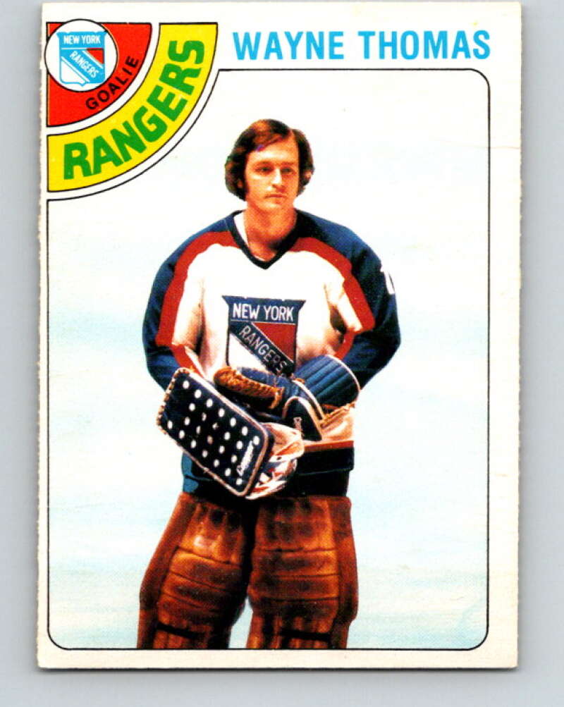 1978-79 O-Pee-Chee #166 Wayne Thomas  New York Rangers  V23201