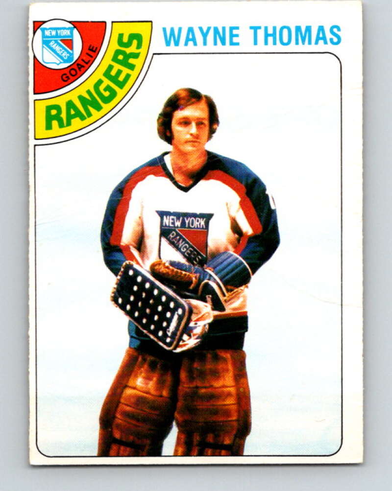 1978-79 O-Pee-Chee #166 Wayne Thomas  New York Rangers  V23202