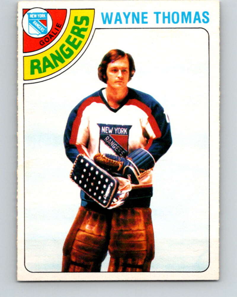 1978-79 O-Pee-Chee #166 Wayne Thomas  New York Rangers  V23203