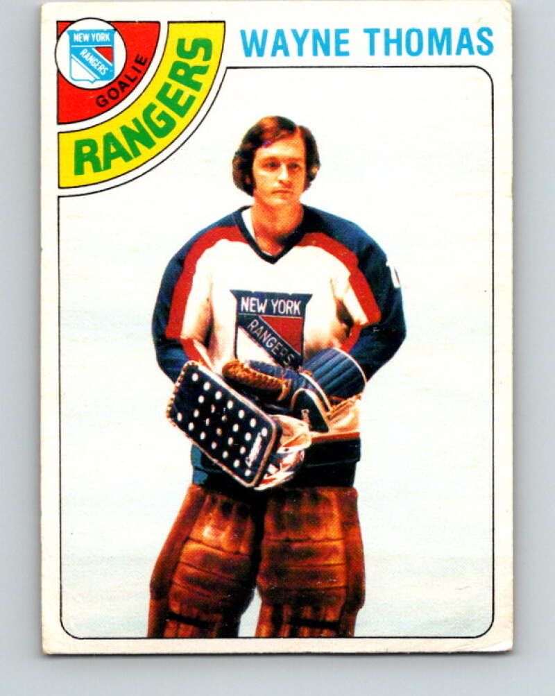 1978-79 O-Pee-Chee #166 Wayne Thomas  New York Rangers  V23204