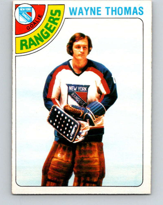 1978-79 O-Pee-Chee #166 Wayne Thomas  New York Rangers  V23205