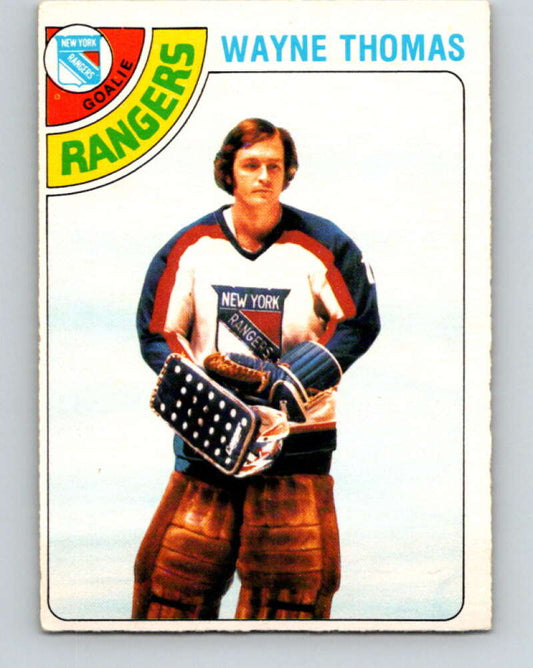1978-79 O-Pee-Chee #166 Wayne Thomas  New York Rangers  V23206
