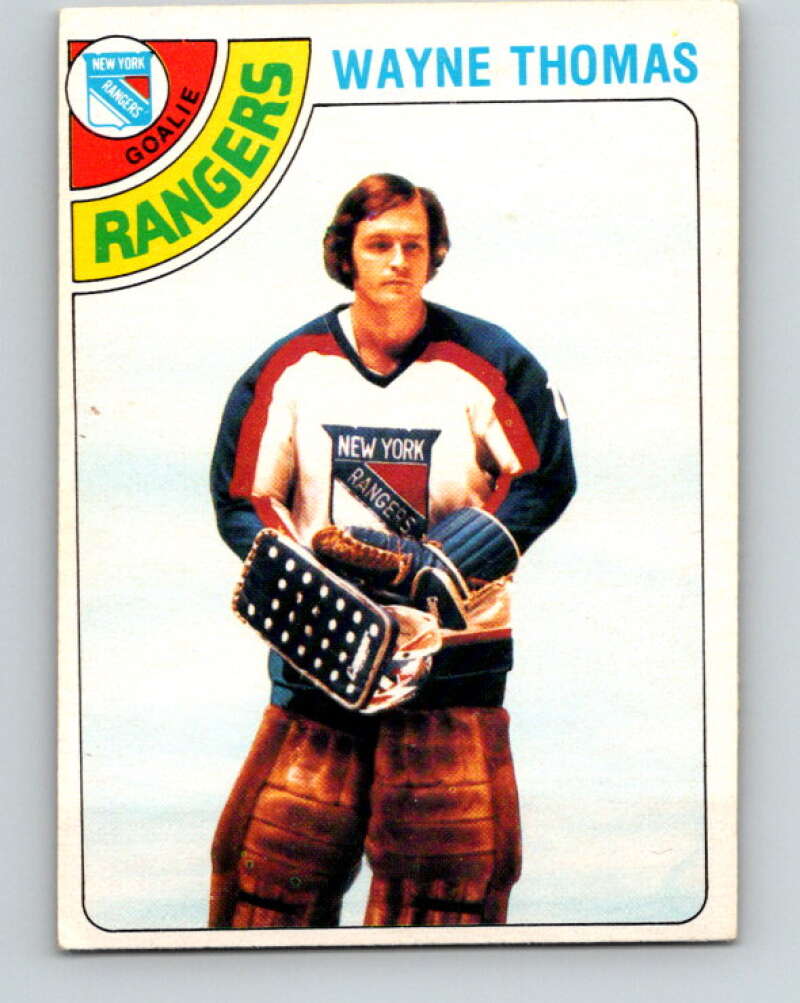 1978-79 O-Pee-Chee #166 Wayne Thomas  New York Rangers  V23208