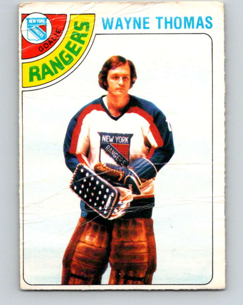 1978-79 O-Pee-Chee #166 Wayne Thomas  New York Rangers  V23210