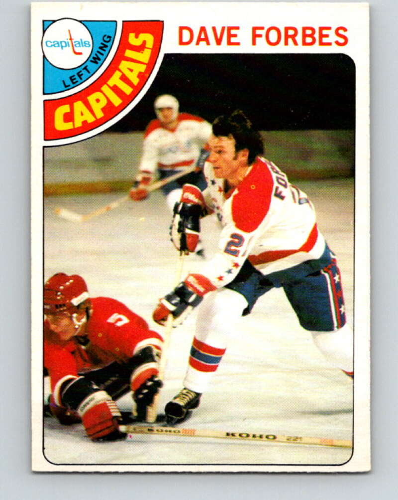 1978-79 O-Pee-Chee #167 Dave Forbes  Washington Capitals  V23211