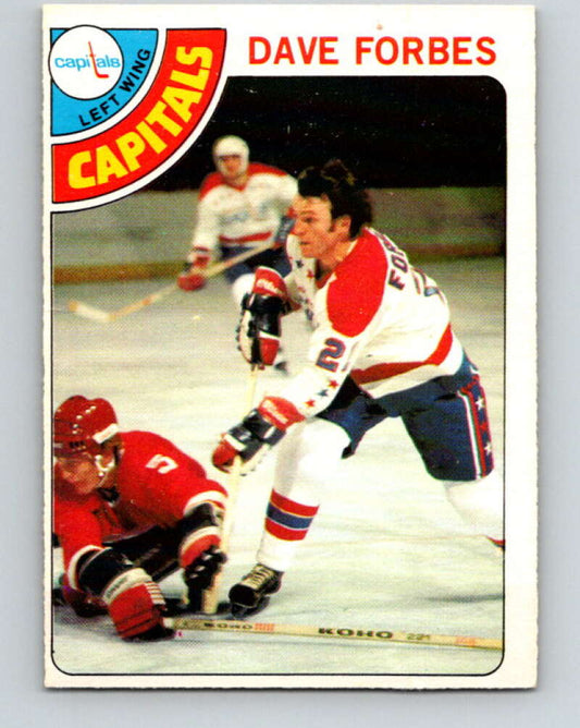 1978-79 O-Pee-Chee #167 Dave Forbes  Washington Capitals  V23212