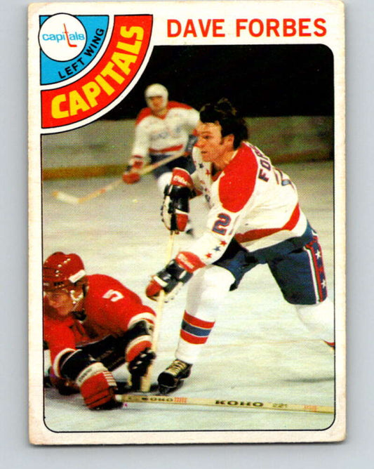 1978-79 O-Pee-Chee #167 Dave Forbes  Washington Capitals  V23215