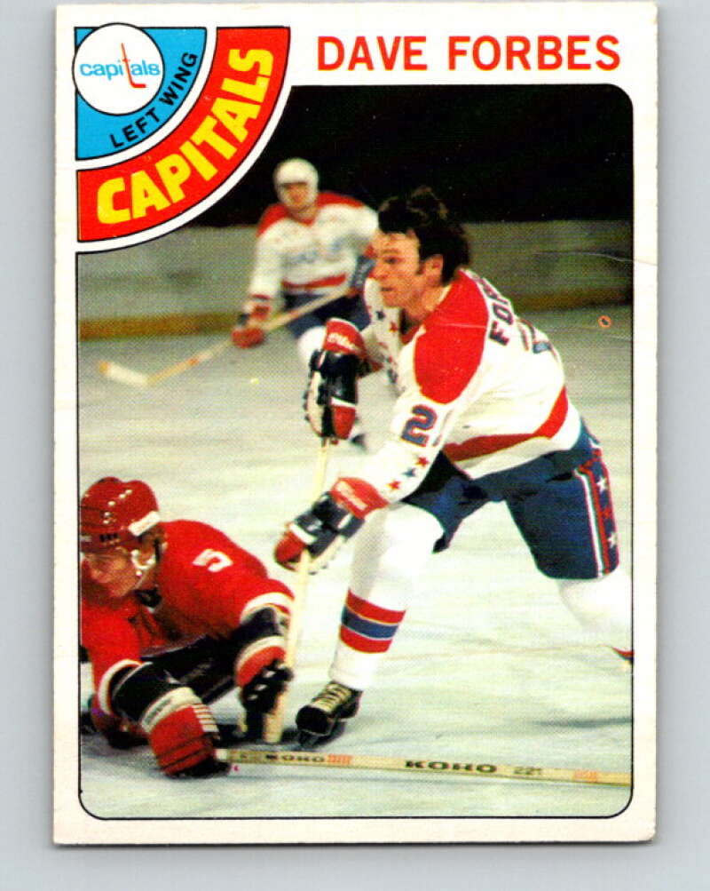 1978-79 O-Pee-Chee #167 Dave Forbes  Washington Capitals  V23216