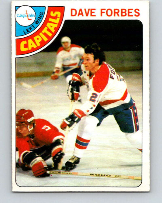 1978-79 O-Pee-Chee #167 Dave Forbes  Washington Capitals  V23217