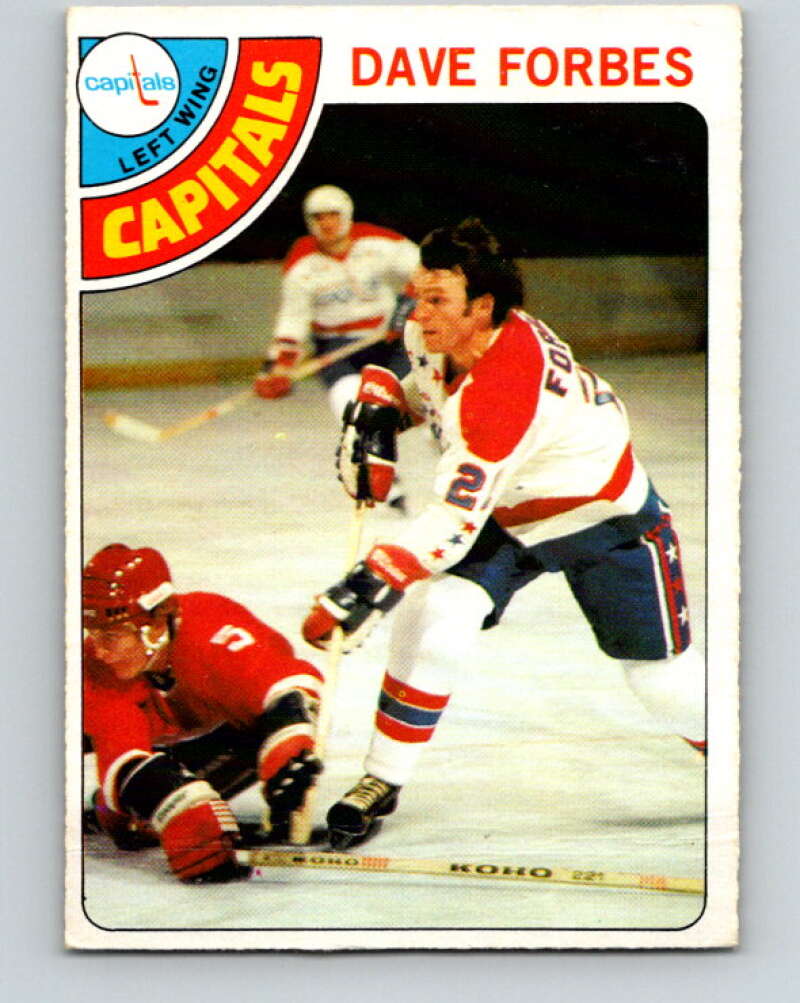 1978-79 O-Pee-Chee #167 Dave Forbes  Washington Capitals  V23218