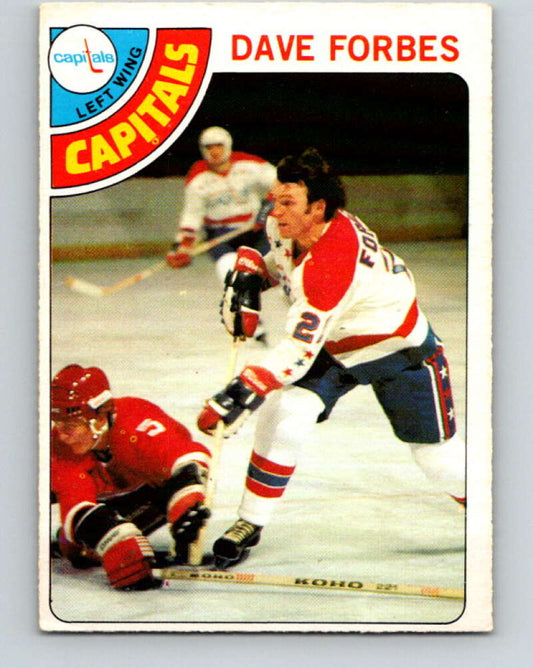 1978-79 O-Pee-Chee #167 Dave Forbes  Washington Capitals  V23219