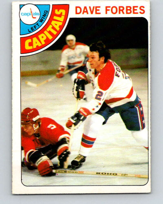 1978-79 O-Pee-Chee #167 Dave Forbes  Washington Capitals  V23220