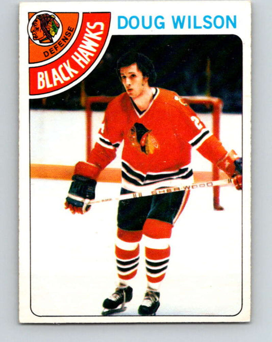 1978-79 O-Pee-Chee #168 Doug Wilson RC Rookie Blackhawks  V23237
