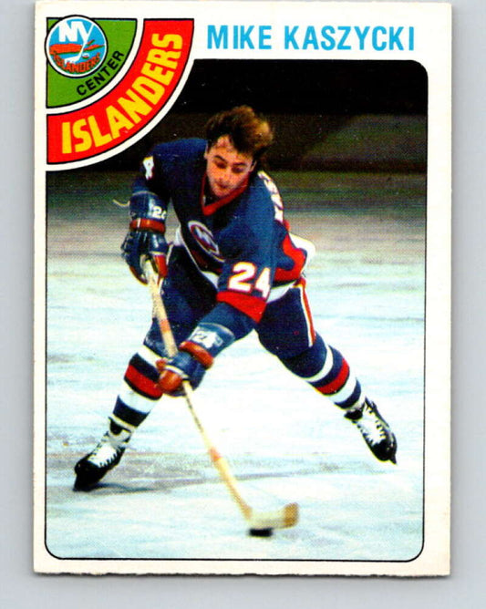 1978-79 O-Pee-Chee #171 Mike Kaszycki RC Rookie Islanders  V23262