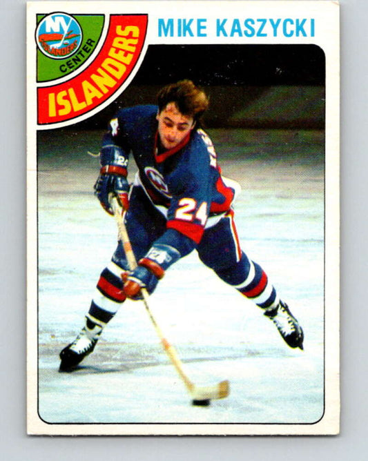 1978-79 O-Pee-Chee #171 Mike Kaszycki RC Rookie Islanders  V23263