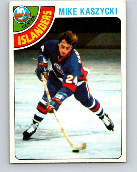 1978-79 O-Pee-Chee #171 Mike Kaszycki RC Rookie Islanders  V23264