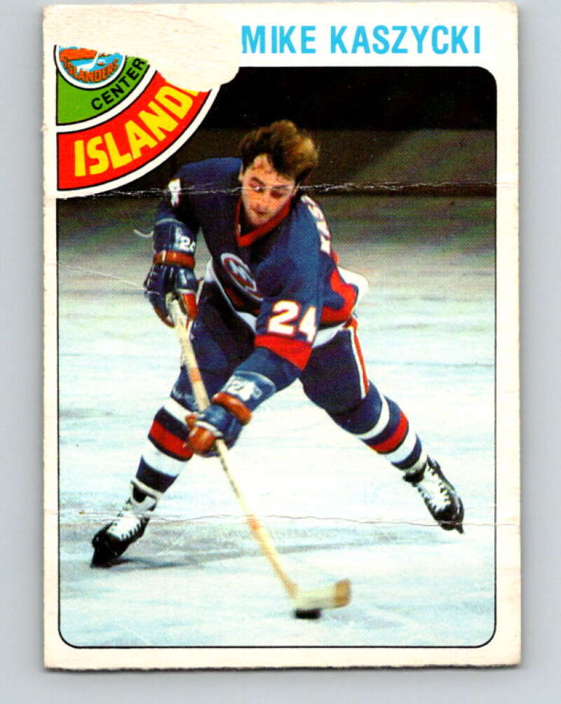 1978-79 O-Pee-Chee #171 Mike Kaszycki RC Rookie Islanders  V23268