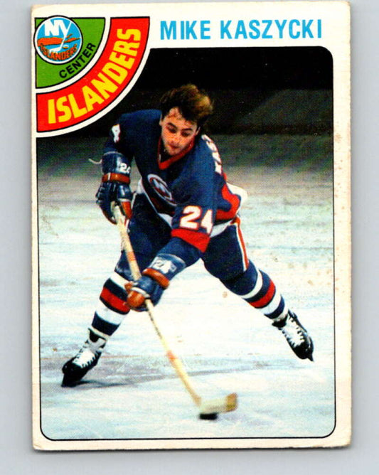 1978-79 O-Pee-Chee #171 Mike Kaszycki RC Rookie Islanders  V23272