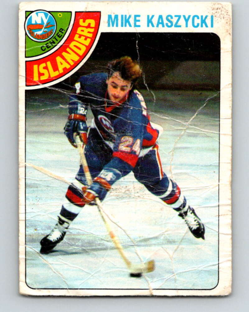 1978-79 O-Pee-Chee #171 Mike Kaszycki RC Rookie Islanders  V23275