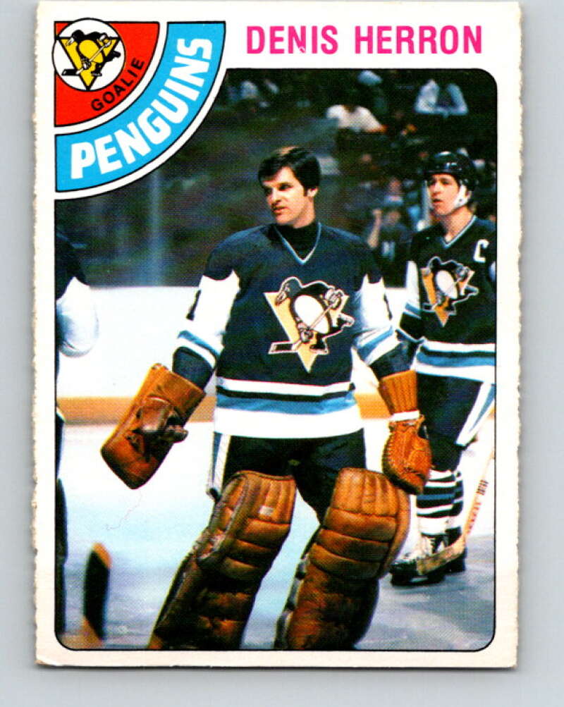1978-79 O-Pee-Chee #172 Denis Herron  Pittsburgh Penguins  V23281