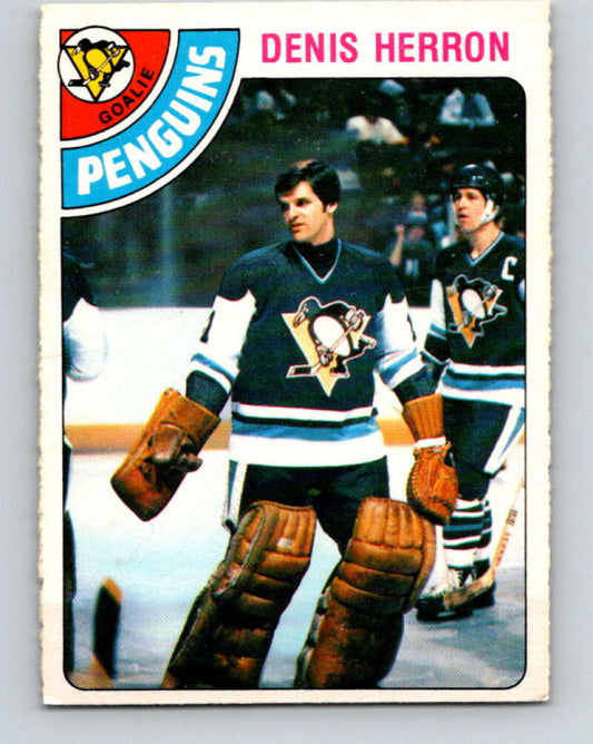 1978-79 O-Pee-Chee #172 Denis Herron  Pittsburgh Penguins  V23284