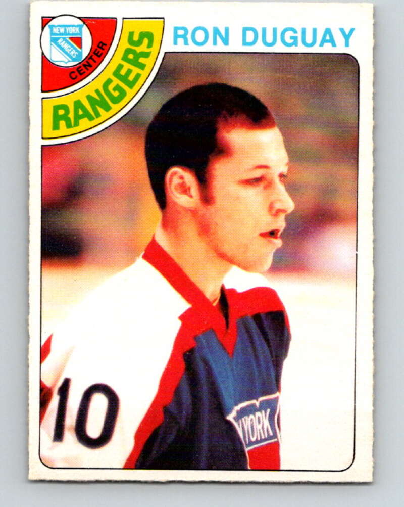 1978-79 O-Pee-Chee #177 Ron Duguay  RC Rookie Rangers  V23374