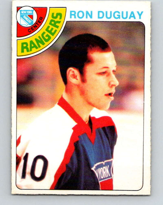 1978-79 O-Pee-Chee #177 Ron Duguay  RC Rookie Rangers  V23374