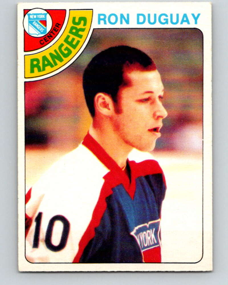 1978-79 O-Pee-Chee #177 Ron Duguay  RC Rookie Rangers  V23375