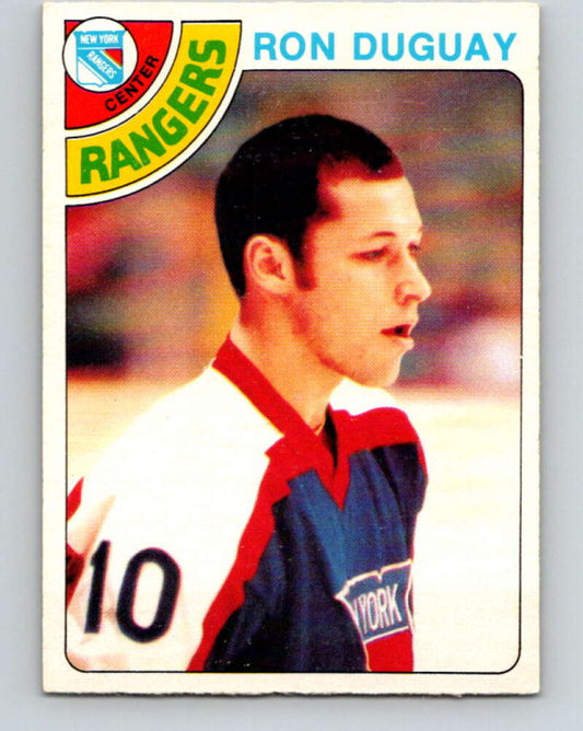 1978-79 O-Pee-Chee #177 Ron Duguay  RC Rookie Rangers  V23377