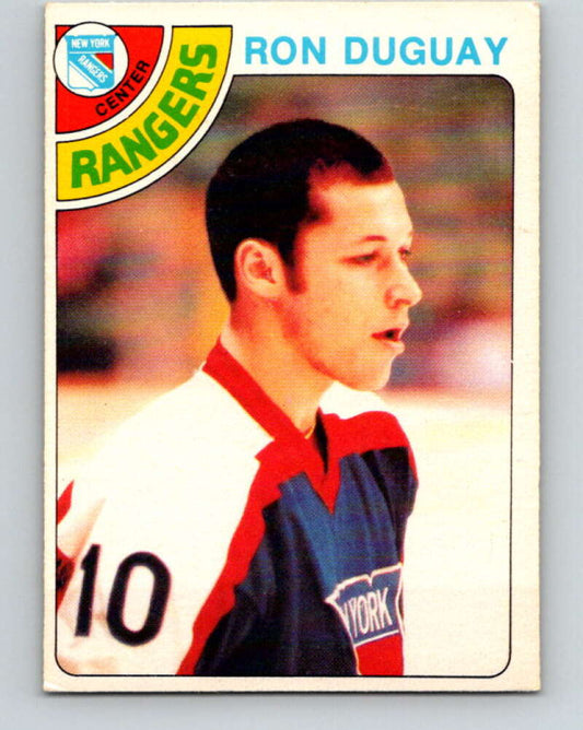 1978-79 O-Pee-Chee #177 Ron Duguay  RC Rookie Rangers  V23378