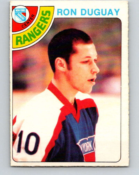 1978-79 O-Pee-Chee #177 Ron Duguay  RC Rookie Rangers  V23381