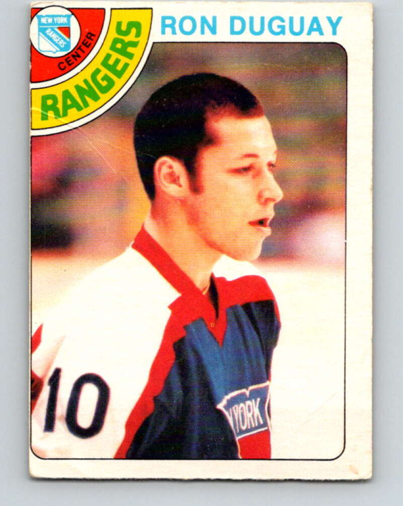 1978-79 O-Pee-Chee #177 Ron Duguay  RC Rookie Rangers  V23383