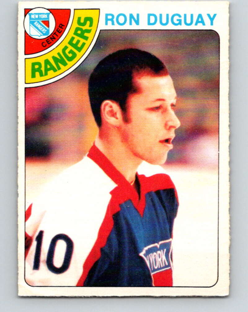 1978-79 O-Pee-Chee #177 Ron Duguay  RC Rookie Rangers  V23385
