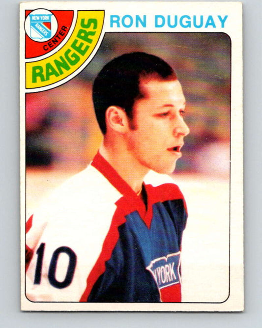 1978-79 O-Pee-Chee #177 Ron Duguay  RC Rookie Rangers  V23386
