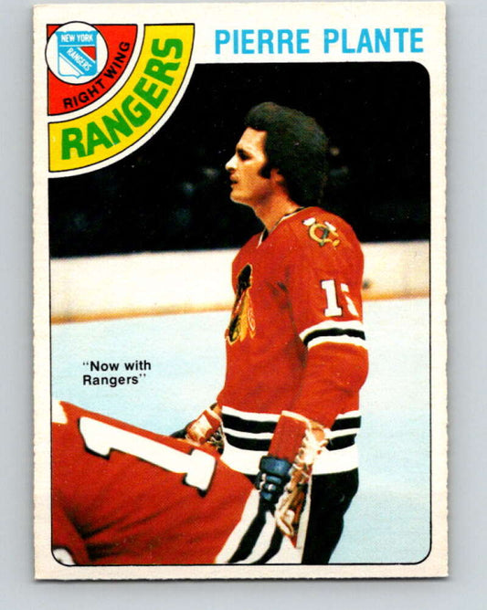 1978-79 O-Pee-Chee #179 Pierre Plante  New York Rangers  V23406