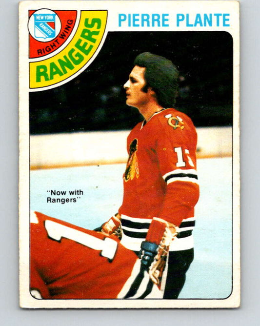 1978-79 O-Pee-Chee #179 Pierre Plante  New York Rangers  V23408