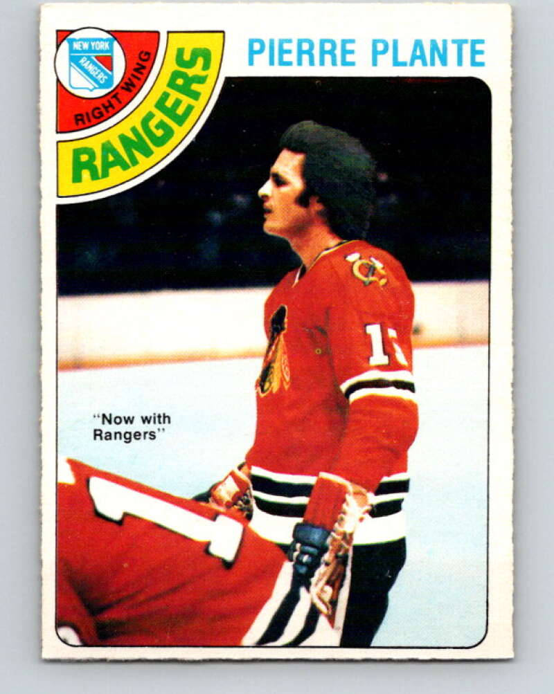 1978-79 O-Pee-Chee #179 Pierre Plante  New York Rangers  V23409